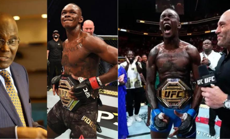 Atiku Reacts As Isreal Adesanya Knocks Out Pereira To Reclaim UFC Middle Weight Title