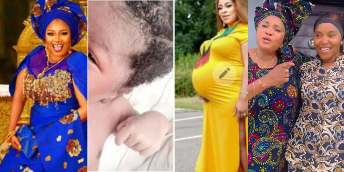 Biola Bayo reacts as Jayeola Monje issues a PSA over her newborn son