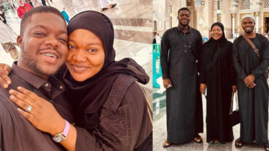 Cute Abiola Reveals 5 Out Of 7 Wishes He Made In Mecca Have Been Granted, Shares Photos With Wife