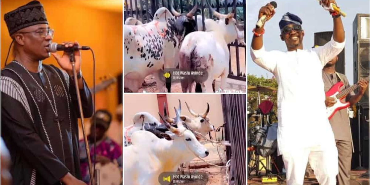 Fans React as Kwam 1 Gifts Pasuma 6 Cows for His Mother’s Burial, Video Trends