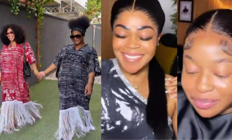 Reactions As 52-year-old Actress, Shaffy Bello Spends Quality Time With Daughter