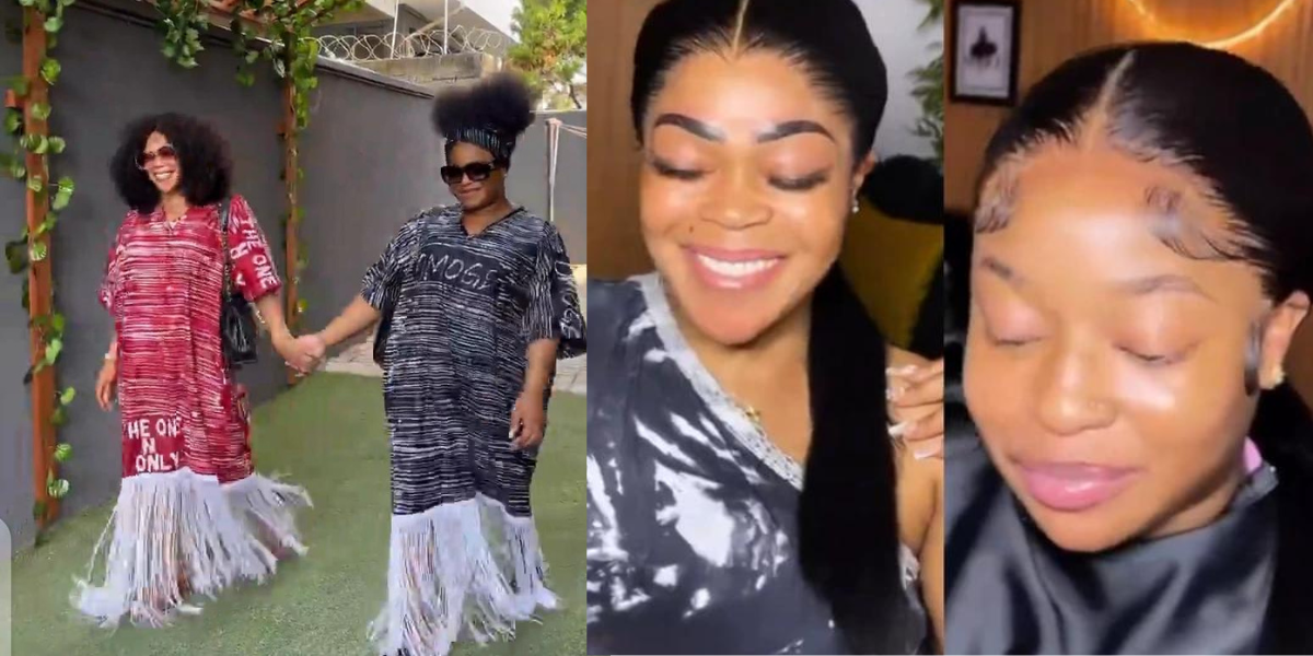 Reactions As 52-year-old Actress, Shaffy Bello Spends Quality Time With Daughter