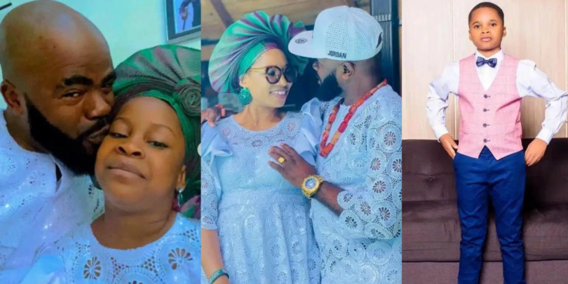 Chief Imo Poses With His Wife And Children As They Bond Together