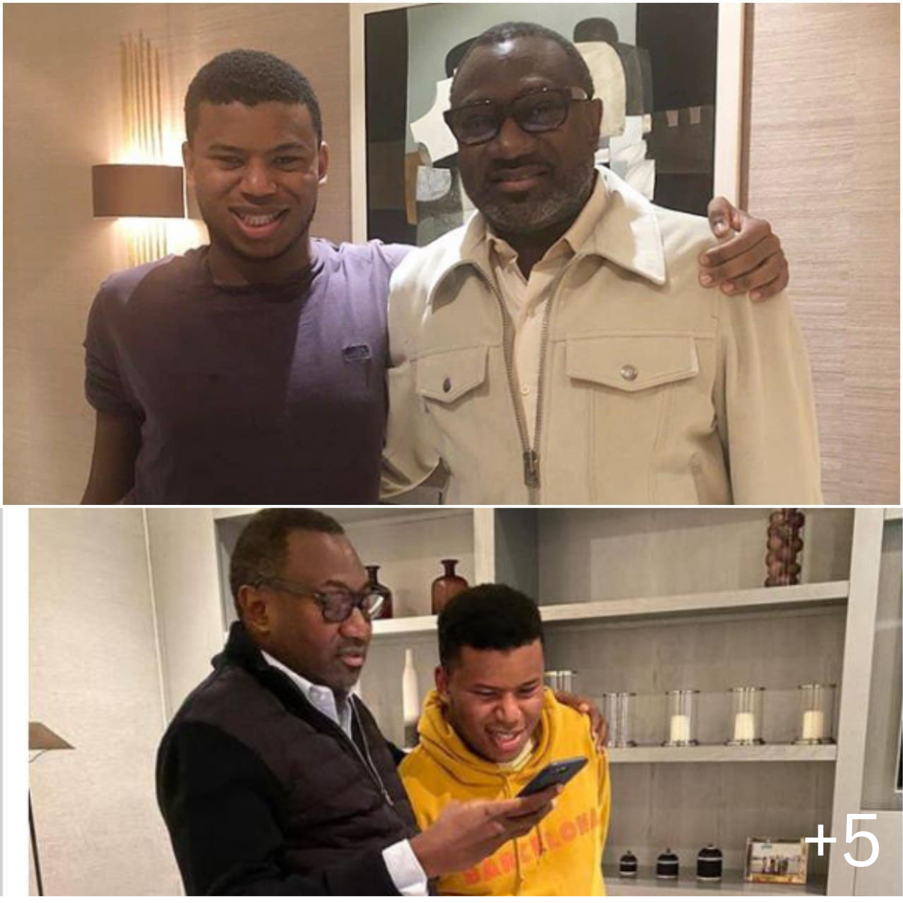 Femi Otedola Celebrates his son, Fewa on his birthday