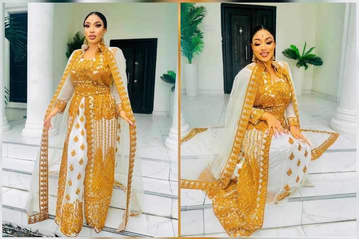 Tonto Dikeh, the talented Nigerian actress and philanthropist, recently set social media ablaze with a set of stunning photos shared on her Instagram page. The captivating images showcased her beauty, grace, and undeniable charisma, sparking a flurry of reactions and admiration from her fans and followers.