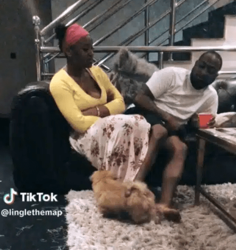 “OBO Won’t Like This Picture” – Netzines Reacts As Man Shares Rare Video Of Chioma And Singer At Home