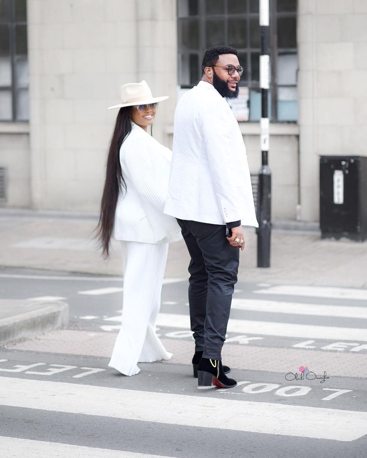 E-Money and Wife Make a Glamorous Entrance in Exquisite Outfits to Celebrate Her Birthday