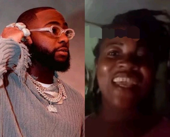Davido Reacts As The Mother Of The Girl He Gifted 2 Million Naira Prays For Him